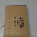 PHOEPET No Pull Dog Harnesses for Small Dogs Reflective Adjustable Front Clip Vest with Handle 2 Metal Rings 3 Buckles [Easy to Put on & Take Off] (S, Black)