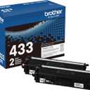 Brother Genuine High-Yield Black Toner Cartridge Twin Pack TN433 2PK (TN4332PK)