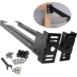 ForoGore Bed Frame Footboard Extension Brackets Set, Footboard Extension Brackets Attachment Kit for Twin, Queen, King Full Size Beds