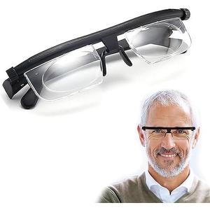 Adjustable Reading Glasses, Focus Adjustable Glasses Dial Vision, Adjustable Glasses for Men Women