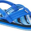 REEF Boys Toddler/Little Kid Ahi Beach Flip Flop, Soft Cushion Footbed, Water Friendly (Blue)