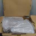 Lazy Susan Cabinet Organizer Bins for 26"/ 28"/ 32" Diameter Corner Organizer, Plastic Cabinet Storage Bin, 1/8 Wedge - Food Safe, BPA Free, with Non-Slip Pads (for 32" Diameter, 8 Pack)