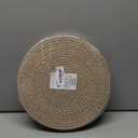 Round Placemats Set of 6, Cotton Rope Woven Table Mats, Hot Pads for Kitchen, Non Slip Heat Resistant Place Mats, 13 Inches Braided Placemat for Farmhouse Decor and Kitchen Table Decor (Brown)