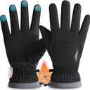 rivmount Kids Warm Winter Gloves Touchscreen WaterResistant Cycling Running Skiing in Outdoor Cold Weather for Boy Girl Lime L