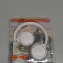 JBL Tune 510BT - Bluetooth headphones with up to 40 hours battery, microphone for call, foldable and comfortable, Android and iOs compatible (White)