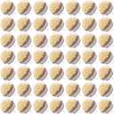 Hedume 100 Pcs Clear Chocolate Box Holder, Plastic Round Chocolate Candy Wrapper Holder, Chocolate Ball Bouquet Holder, Candy Packaging Case for Birthday Wedding Party Decor