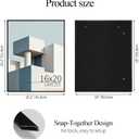 Lavezee 16x20 Picture Frames for Wall 6 Packs, Lightweight 16X20 Frames Display 16 By 20 Photo Picture Artwork for Wall