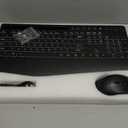 Wireless Keyboard and Mouse Combo - 9 Backlit Effects, RGB, Ergonomic Wrist Rest, Phone Holder, 2.4G Full Size, Rechargeable, Sleep Mode, Quiet Keyboard Set for Computer, PC, Laptop, Mac, Windows (Classic Black)