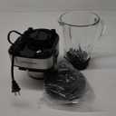 Hamilton Beach Wave Crusher Blender For Smoothies With 40 Oz Glass Jar and 14 Functions, Ice Sabre Blades & 700 Watts for Consistently Smooth Results, Black + Stainless Steel (54221)