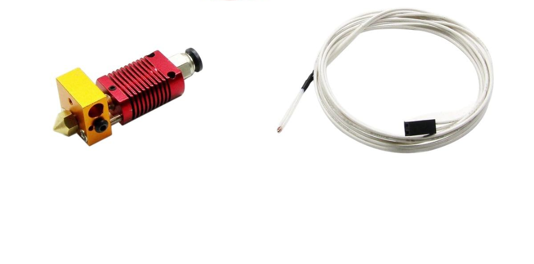 1 Set CR10 1.75mm12V J-Head Hot Forend Kit Aluminum Heat Block with Heater Thermistor for 3D Printer 0.4mm Nozzle Part New 2025 Arrival High Reliable Electronic Component, Stable Performance