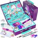 Pretty Me Unicorn Stationery Set for Kids - Birthday Gifts for Girls Ages 6, 7, 8, 9, 10 to 12 Year Old Age - Stationary Letter Writing Art Kit - Best Girl Birthday Gift - Preteen Craft Toys, Presents