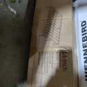 hiyuehome 14 inch King Size Bed Frame Metal Platform No Box Spring Needed with Headboard Hole Round Corner Legs Mattress Stoppers Retainers 3500LBS Queen Bed Frames Heavy Duty Steel Slats Noise-Free