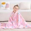 Princess Blanket for Girls, Kids Throw Blanket for Boys and Girls Soft Cozy Flannel, Cute Princess Blanket for Sofa Couch Bed, Christmas Birthday Gift for Kids, 50x60 Inches