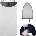 Over The Door Steamer Pad + Gloves For Handheld Steamer Stand For Clothes, Door Press Pad For, Portable Ironing Mat For Traveling