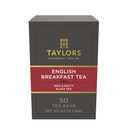 3 x Taylors of Harrogate English Breakfast, Black Tea, Pillow Tea Bags, 50 Count (Pack of 1), Rich, Bright & Malty, Caffeinated, Enjoy Hot or Iced, 50 Teabags (EXP 09/22/28)