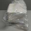 ECOLipak 100% Compostable 5 Compartment Plates, 125 Pack Disposable Paper Plates, Heavy-Duty Biodegradable Sugarcane Plates, Eco-Friendly School Lunch Trays