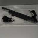 LED Desk Lamp with Clamp, Architect Desk Lamp with Dual Light and Adjustable Swing Arm, Clip-on Eye-Care 4 CCT Modes & 5 Brightness Levels Table Light Modern Computer Lighting for Home Office (Black+Touch)