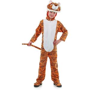 fun shack Tiger Costume for Kids, Boys and Girls Tiger Outfit, Youth Tiger Dress Up Costume for Parties and Halloween (Small)