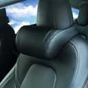 Car Neck Pillow with Memory Foam Comfortable Ergonomic Design Seat Neck Support Headrest Softness Car Pillow Cushion for Driving, Universal Fit, 1 Piece, Black