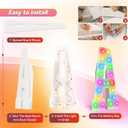 4FT Marquee Light Up Numbers, 34 Colors Changing Marquee Numbers with Remote,Water Bag, 4FT Light Up Numbers for 50th Birthday Party Decorations Backdrop Anniversary Decor, Large Number 50