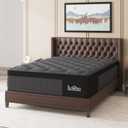 King Mattress, 12 Inch Hybrid Mattresses Black with Gel Memory Foam and Individually Pocket Innerspring Euro Top Medium Firm for Motion Isolation, Edge Support
