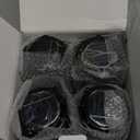 LETMY 4 Pack Camping Lantern, Rechargeable LED Lanterns, Solar Lantern Battery Powered Hurricane Lanterns Flashlight with 3 Powered Ways & USB Cable for Emergency, Power Outage, Hurricane Supplies