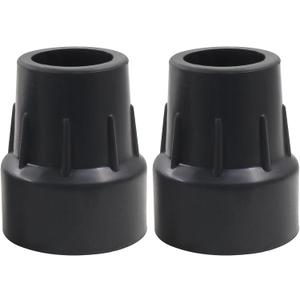 Bonsicoky Thickened Rubber Cane Tips 1 Inch