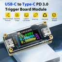 Treedix USB-C QC PD3.0 Trigger Board Module Type-C Female Interface 5V/9V/12V/15V/20V 5A Adjustable Voltage Power Supply Compatible with PD2.0/PD3.0,QC2.0/QC3.0,BC1.2