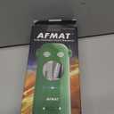 AFMAT Electric Pencil Sharpener, Fully Automatic Pencil Sharpener for Classroom, Robot Sharpeners for 7-11.5mm No.2/Jumbo/Colored Pencils, Auto in & Out, Rechargeable & Cordess, Hands-Free, PSX5,Green