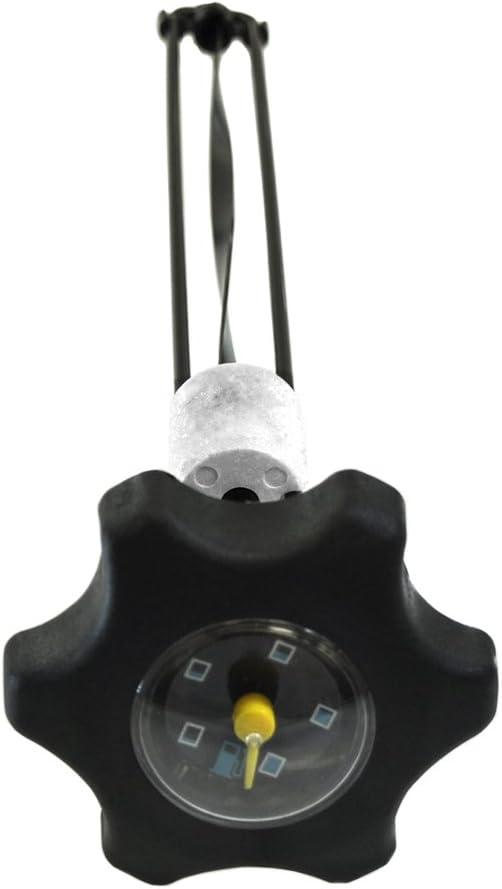 SPI, SM-07092, Screw On Gas Cap with Gauge for Ski-Doo Replaces OEM #'s 513032901 & 513033020