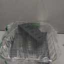 Dish Drying Rack, 304 Stainless Steel Dish Racks for Kitchen Counter with Cutlery Holder & Sponge Holder, Large Dish Drainer with Removable Drainboard, 11.8''W x 16.7''L (Stainless Steel)