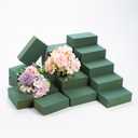 GNRZZT 30 PCS Floral Foam Blocks, 5.5"L x 3.1"W x 1.7"H Green Dry & Wet Flower Foam for Fresh and Artificial Flowers, Plant Foam for Wedding, Birthdays, Pary, Home Decorations
