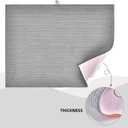 Fairy Forest Dish Drying Mat For Kitchen Counter, Large Absorbent Dish Draining Pad Kitchen Decor,18*24inch