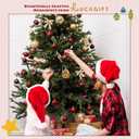 2 x Christmas Gingerbread Ornaments for Christmas Tree - House Warming Gifts New Home - New Home Ornament 2025 - Housewarming Gifts for First House, Couple - Gingerbread Cookie Crochet Ornament