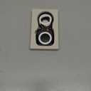 Compatible with Apple AirTag Secure Lock with Wire Cable, 3-Digit Combination Luggage Locks, Alloy Body Ultra Durable Anti-Lost Protective Case for Luggage, Bags, Suitcase, and Backpacks (BLACK)