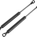 10 Inch 24Lbs/107N Universal Lift Supports Struts Shocks Gas Spring Black - Compatible for RV Car Boat Bus - Set of 2