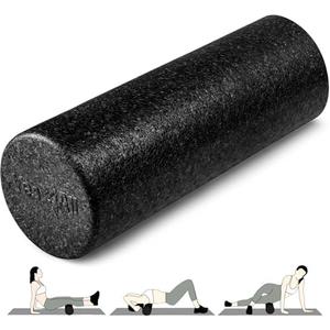 Yes4All High-Density EPP Round Back Roller Foam, Exercise Foam Roller for Yoga, Pilates & Stretching - 24 inch