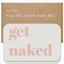 Get Naked Patterns Diatomite Stone Bath Mat Shower Mat Quick-Dry, Non-Slip, Easy to Clean for Bathroom Floor