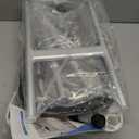 Sangohe Step Stool with Handle for Elderly, Aluminum Step Stools for Adults, Step Stool for Bed, Step Stool with Adjustable Handle and Legs, 275LBS Weight Capacity, 503A