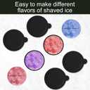 4PCS Ice Replacement for Kitchenaid, Reusable Silicone Ice with Lids Replacement Compatible with Ice Shaver Machine Accessories Easy to Clean