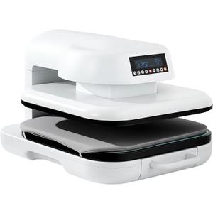 Auto Heat Press 2, Heat Press Machine for T Shirts with Adjustable Pressure & Higher Heating Height, Rapid Heating, Even Heat Distribution, 15x15 for HTV, Sublimation, Heat Transfer Projects