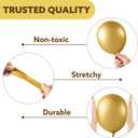 4 x JOYIN 150 Pcs Metallic Gold Balloons, Different Sizes 18 12 10 5 Inch Gold Latex Balloon Arch Kit with Instruction for Birthday Decoration Party Graduation Wedding Holiday