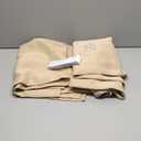 LEMOMO Blackout Curtains 52 x 84 Inch Long Beige Curtains Set of 2 Panels Room Darkening Curtains for Bedroom and Living Room