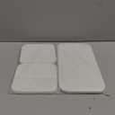 3PCS Water Absorbing Diatomaceous Earth Tray for Sink, Fast Drying Soap & Toothbrush Holders for Bathroom Counter, 1 Stone Tray, 2 Stone Coasters