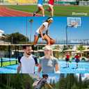 6 Pack Workout Tops for Women Short Sleeve UPF Sun Protection Athletic T Shirts Quick Dry Tennis Yoga Running Crew Neck Tee (M)