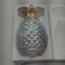 Mercury Glass Pineapple Lamp with Timer.Pineapple decortions Lights,Glass Table lamp,Battery Operated Led Night Light. Pineapple Decor for Kids Room,Bedroom,Home Decoration (Colorful Pineapple)