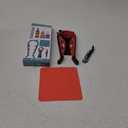 Otstar Latest Jar Opener for Seniors with Arthritis, Weak Hands, Multi-function Bottle Opener with Non Slip Rubber Jar Opener Gripper Pad and Corkscrew Opener (Black and Red)