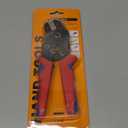 Crimping Tool with Ratchet, Ratcheting Wire Crimper Tool for Open Barrel Terminal Connectors, Electrical Crimping Tool, Crimping Pliers for 20-14 AWG