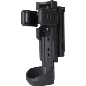 Quick Release OC/Mace Spray Holder w/Duty Belt/MOLLE Vest Rotatable Clip MK4 Canister Holster Tactical Pepper Spray Carry Case fit 1.5" Diameter OC Can for Police Leo Security Military