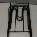 MUDEELA Pots and Pans Organizer Rack under Cabinet 14.55in Height, 8-Tiers Adjustable Pot Rack with 3 DIY Methods, Pot Lid Organizer inside Cabinet for Kitchen Pantry Organization and Storage